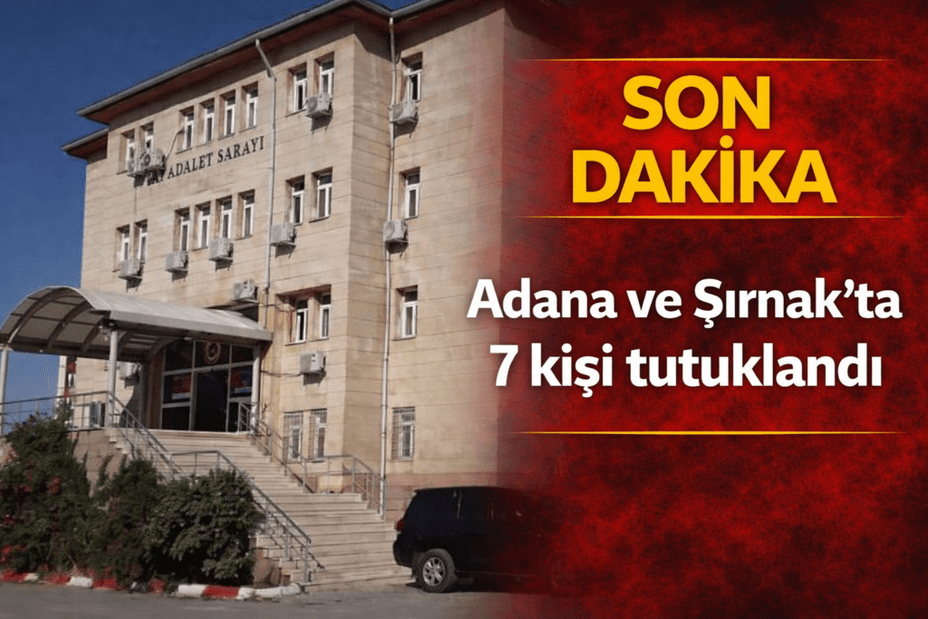 Halep protestoları gerekçesiyle Adana'da 3, Şırnak'ta da 2'si çocuk 4 kişi tutuklandı. 