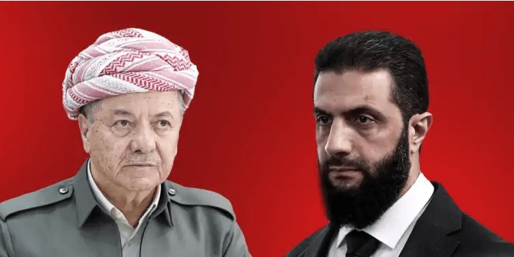 Ahmed El-Şara Mesut Barzani